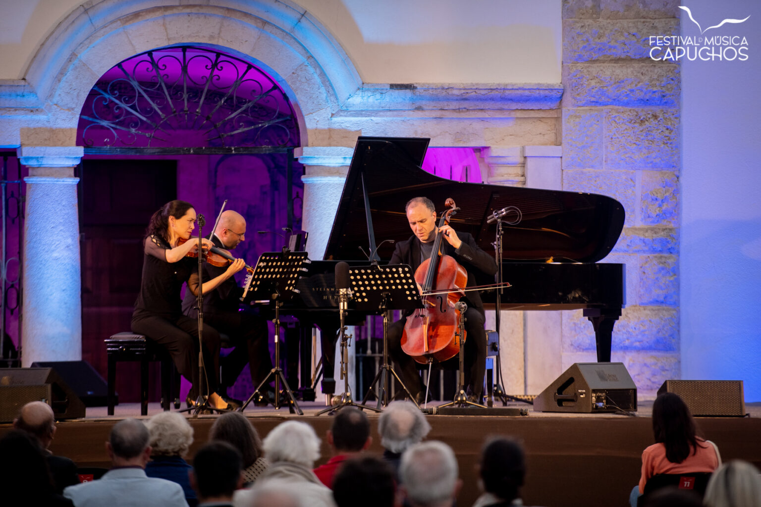 FESTIVAL DOS CAPUCHOS - SCHUBERTÍADA 2 - Viviane Hagner - violino, Adrian Brendel - violoncelo, Filipe Pinto-Ribeiro - piano
