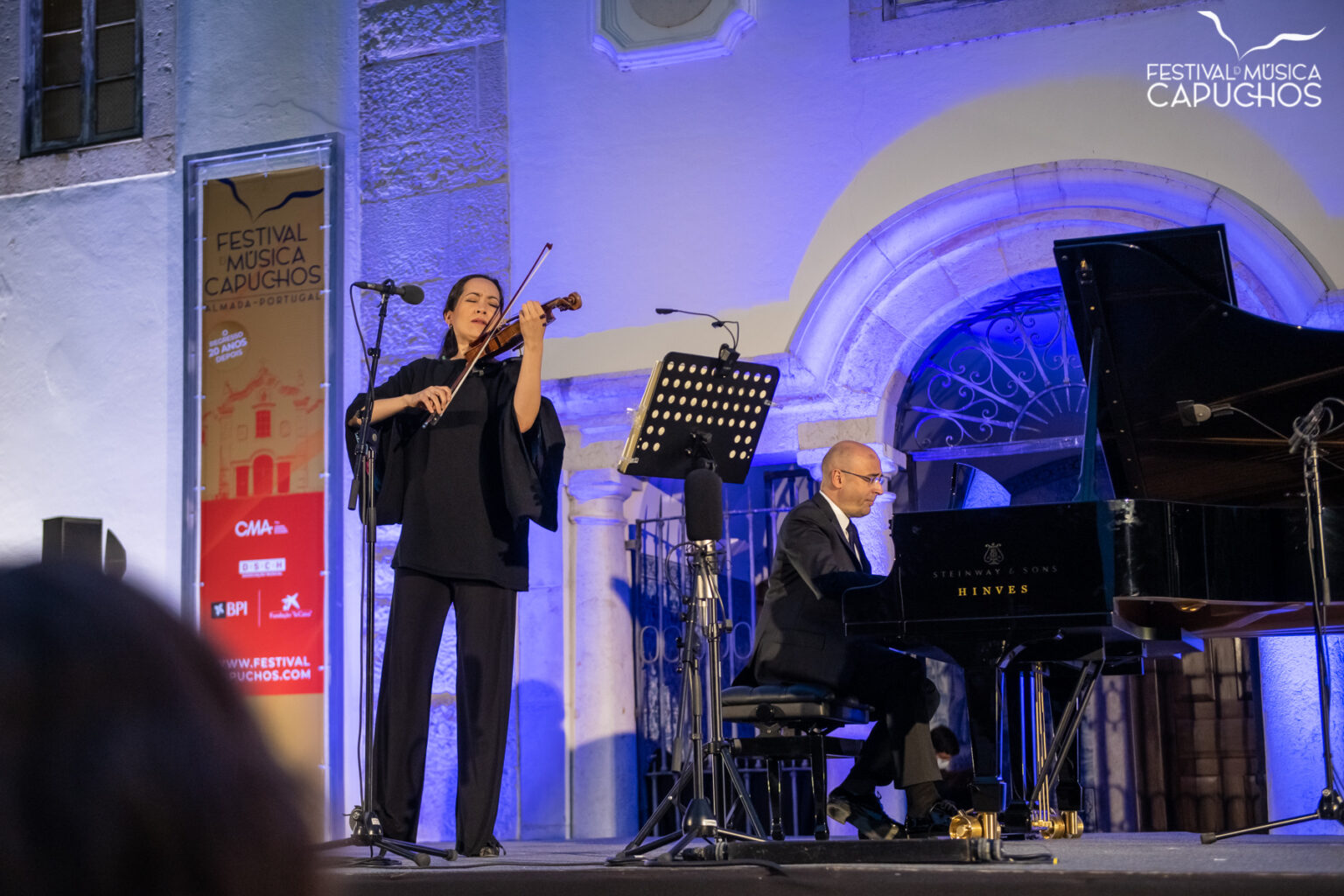 FESTIVAL DOS CAPUCHOS - SCHBERTÍADA 1 - HOMENAGEM A ALFRED BRENDEL - Viviane Hagner - violino; Adrian Brendel - Violoncelo; Filipe Pinto-Ribeiro - piano