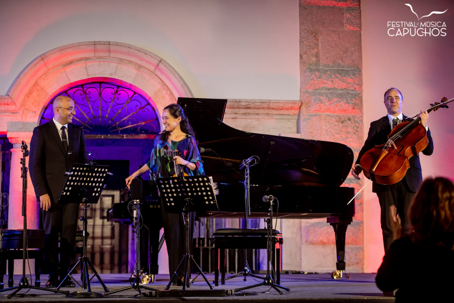 FESTIVAL DOS CAPUCHOS - SCHBERTÍADA 1 - HOMENAGEM A ALFRED BRENDEL - Viviane Hagner - violino; Adrian Brendel - Violoncelo; Filipe Pinto-Ribeiro - piano