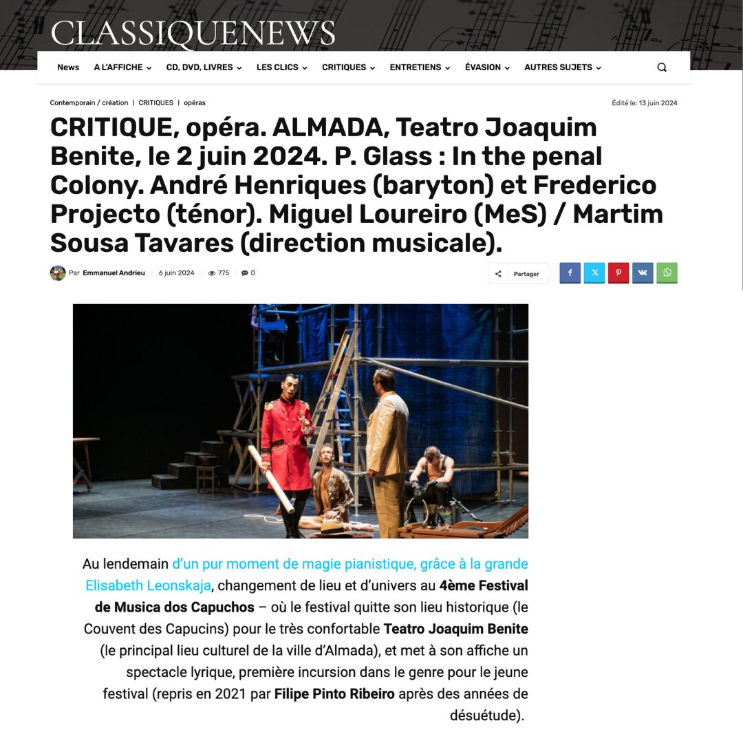 Read more about the article Classique News