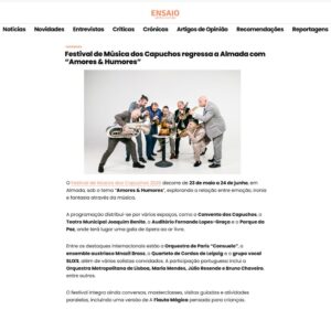 Read more about the article Ensaio – Festival de Música dos Capuchos 2026